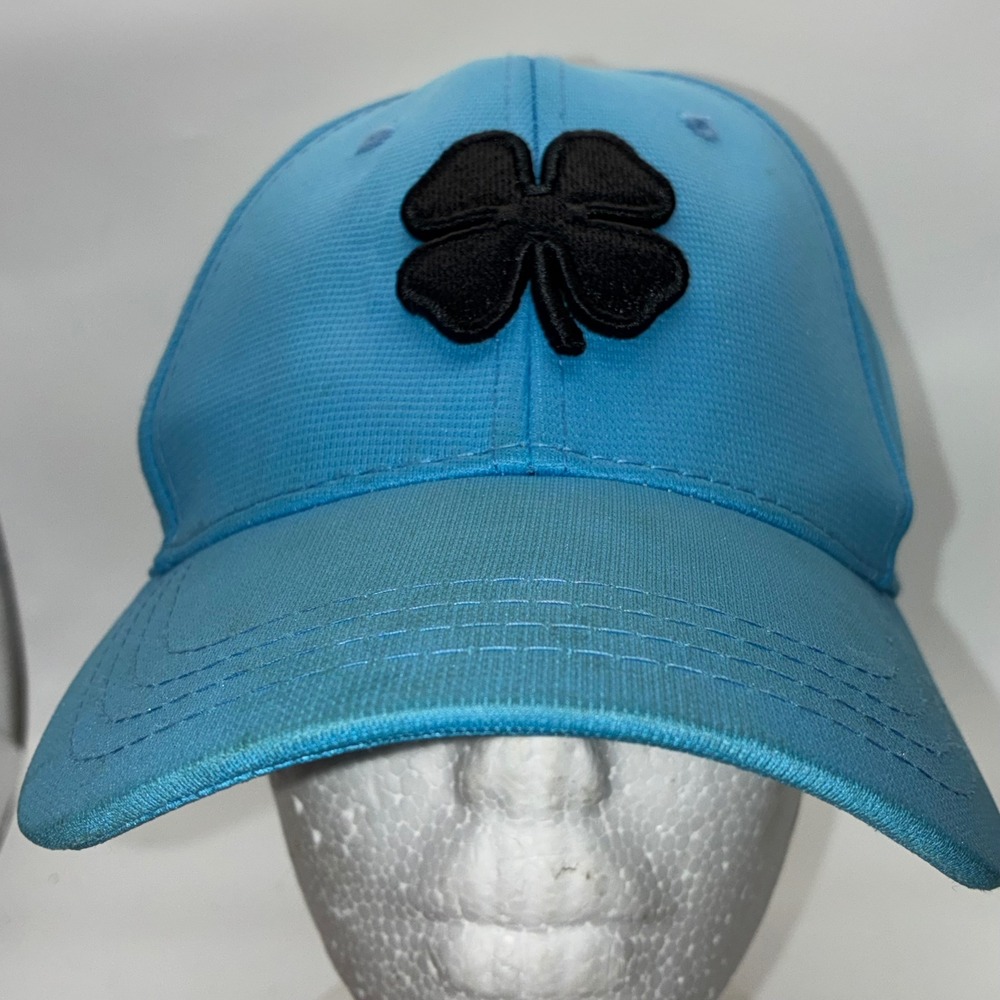 Black‎ Clover Live Lucky Baseball Cap Light Blue Black Embroidered Hat Mens OSFM